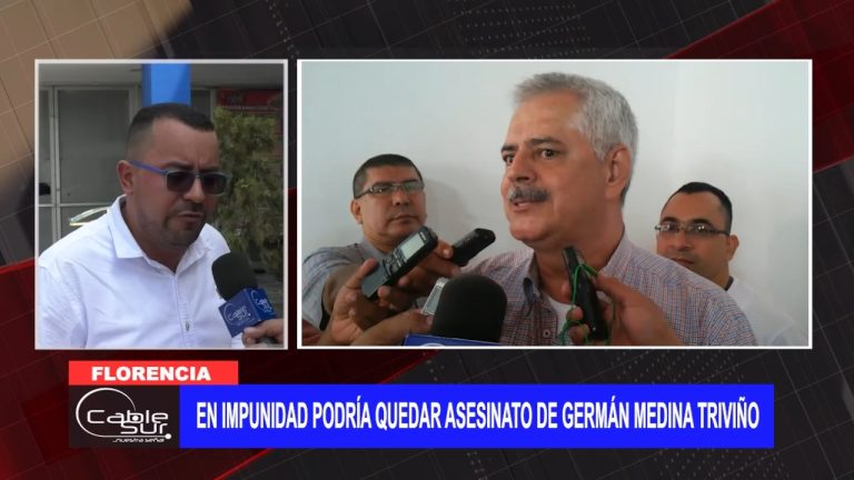 En impunidad podría quedar asesinato de Germán Medina Triviño
