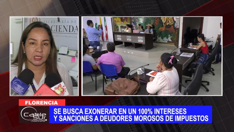 Se busca exonerar en un 100% intereses y sanciones a deudores morosos de impuestos
