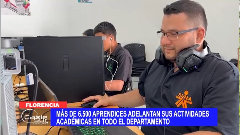 Más de 6.500 aprendices adelantan sus actividades académicas en todo el departamento