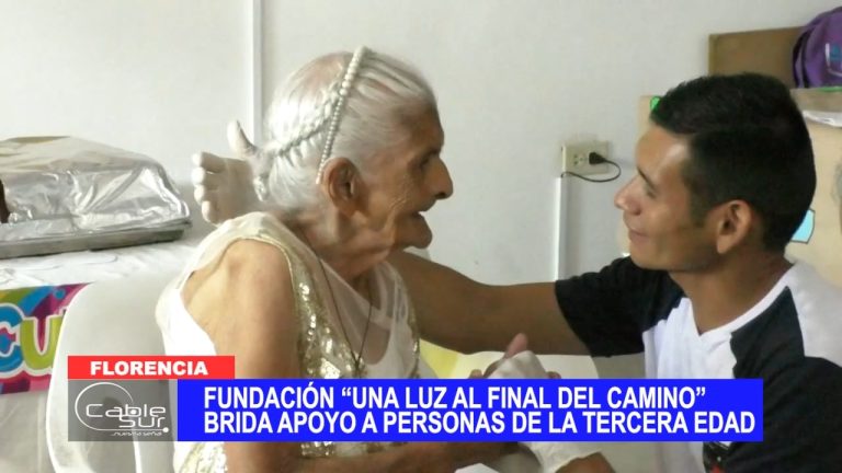 Nohemí muñoz celebra sus cien años en la fundación “Una Luz Al Final Del Camino”