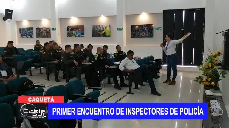 Primer encuentro de inspectores de policía