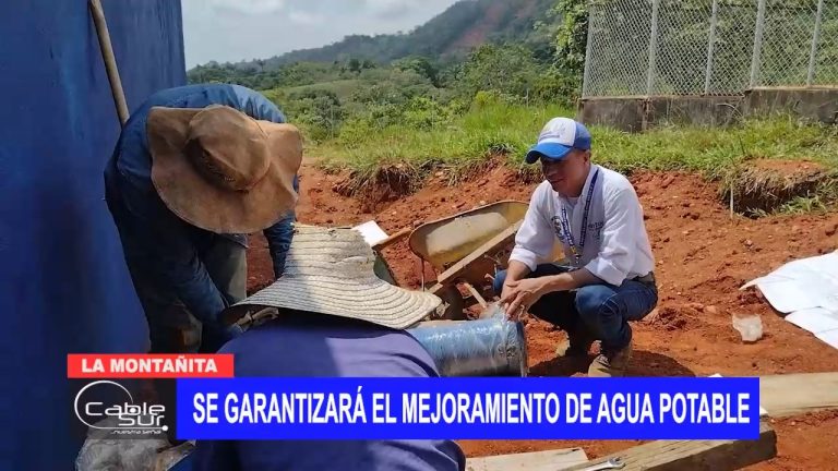 Se garantizará el mejoramiento de agua potable