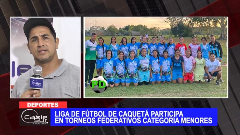Liga de fútbol de Caquetá participa en torneos federativos categoría menores