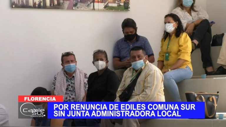 Por renuncia de ediles comuna sur sin junta administradora local