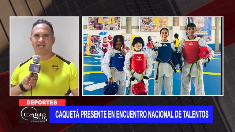 Caquetá presente en encuentro nacional de talentos