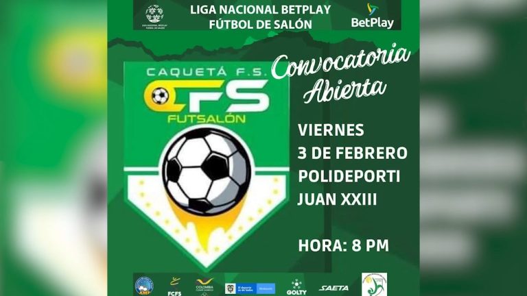 Convocatoria por parte de la liga de fútbol de salón