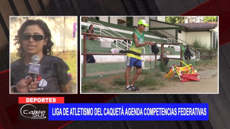 Liga de atletismo del Caquetá agenda competencias federativas