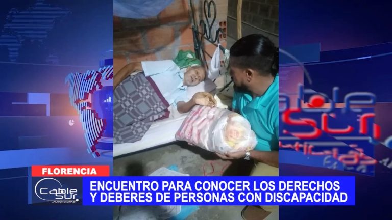 Encuentro para conocer los derechos y deberes de personas con discapacidad