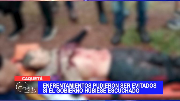 Un policía y un campesino fallecido dejan enfrentamientos en sector de Los Pozos