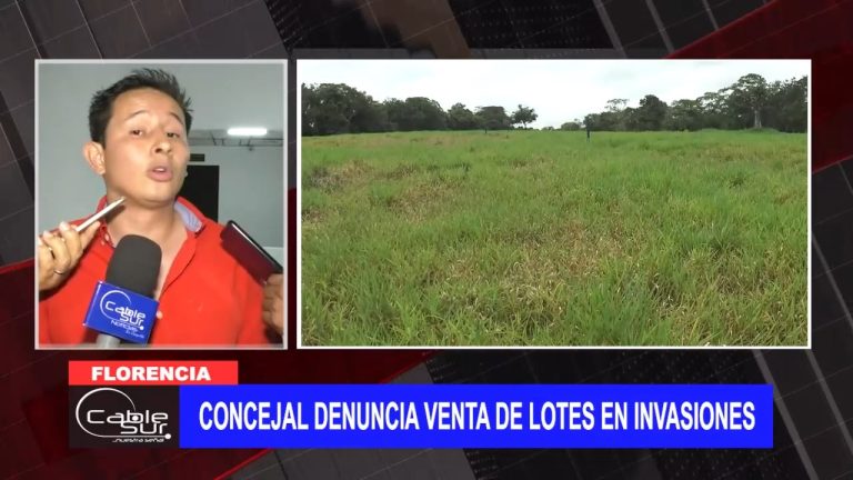 Concejal denuncia venta de lotes en invasiones
