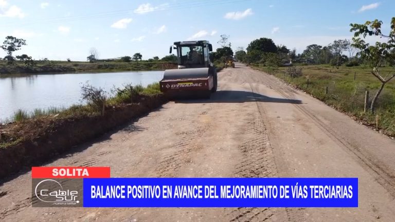 Balance positivo en avance del mejoramiento de vías terciarias
