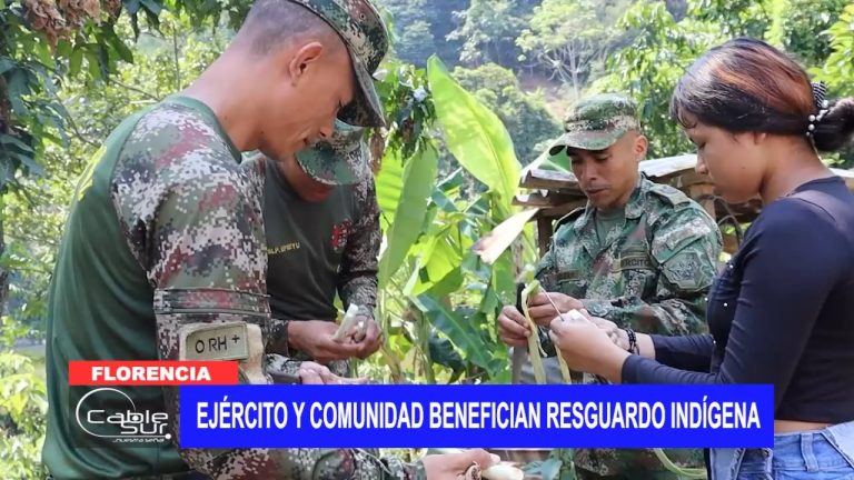 Ejército y comunidad benefician resguardo indígena