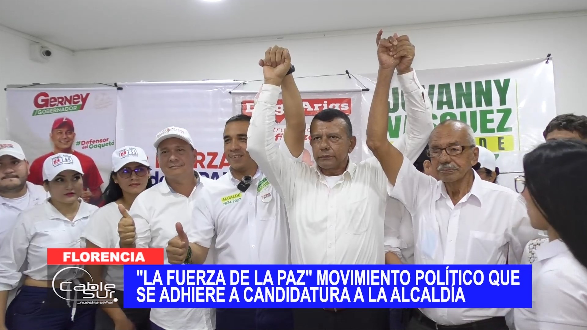 La fuerza de la paz movimiento político que se adhiere a candidatura a