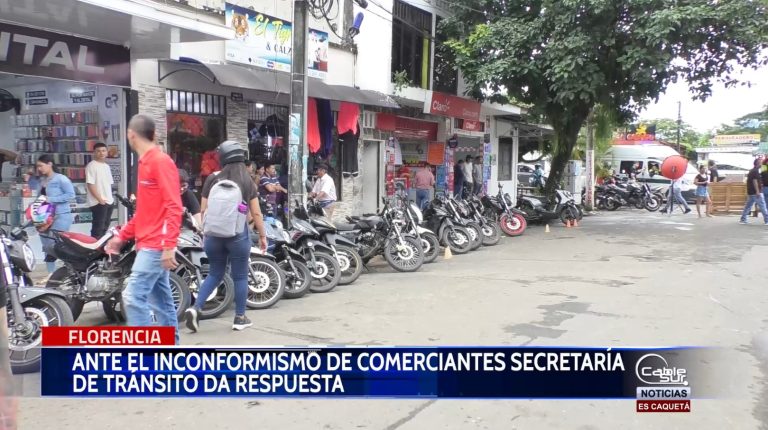 El Secretario de Transporte y Movilidad responde ante el inconformismo de comerciantes.