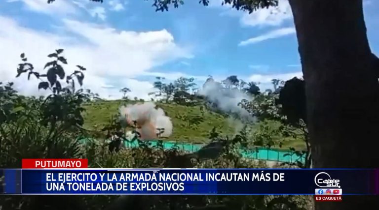 Se logro la incautación y posterior destrucción controlada de un depósito ilegal con 651 artefactos explosivos y 12 detonadores eléctricos.