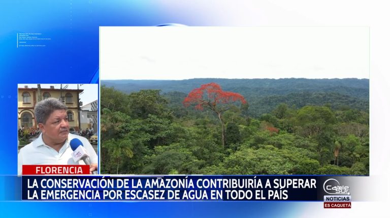 Ante la sequía generada por el fenómeno del niño el llamado está en invertir en la recuperación de la Amazonía.