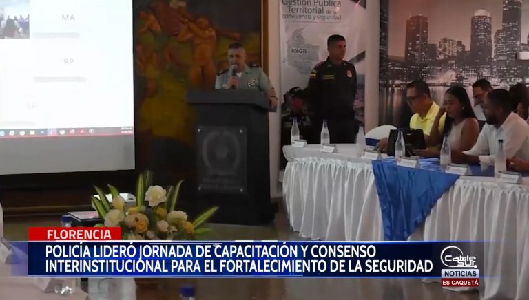 Policía del Departamento realizó consenso interinstitucional para el fortalecimiento de la seguridad.