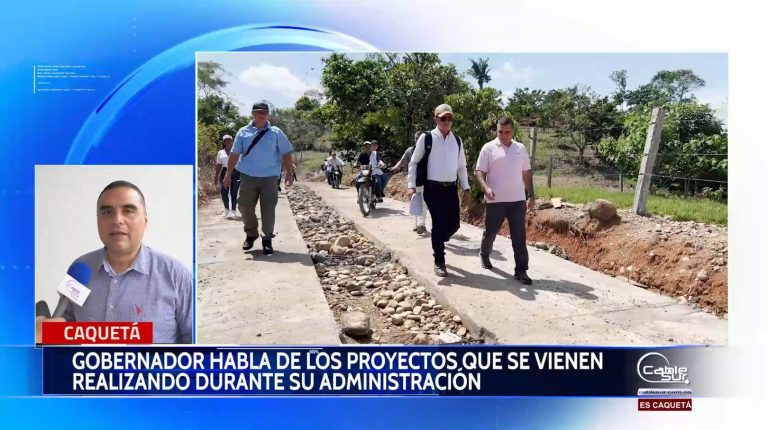 Proyectos de infraestructura en vías, seguridad y salud el gobernador del departamento de Caquetá reitera el compromiso con la ciudadanía.