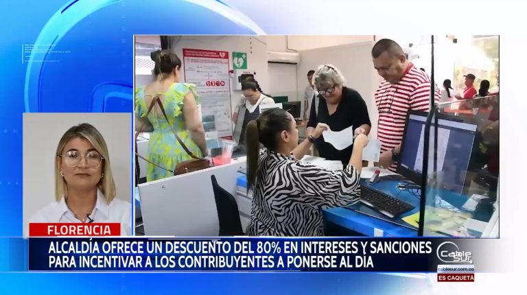 La alcaldía de Florencia estableció alivios tributarios.