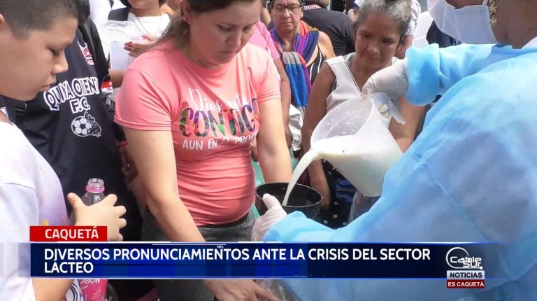 Con el propósito de generar un precedente, ganadero del Caquetá se dieron cita en Florencia para regalar la leche.