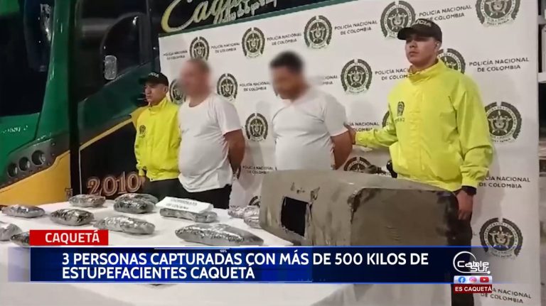 Se neutraliza de dos cargamentos de base de coca y marihuana en Florencia y la Montañita Caquetá.