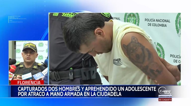 La policía nacional reporta la captura de varias personas.