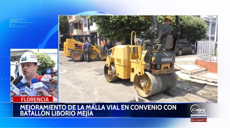 Alcalde hablo del proceso de mejoramiento de vías.