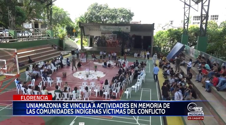 La Universidad de la Amazonía conmemoró el día nacional de la memoria de las víctimas del conflicto armado.