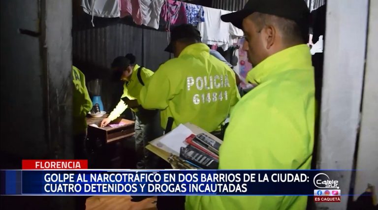 La Policía Nacional en coordinación con la administración municipal y gracias a la denuncia de la ciudadanía logró obtener cuatro órdenes de allanamiento.