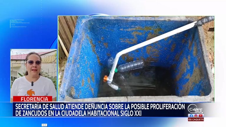 Posible presencia de criaderos de zancudos en el centro de salud de la ciudadela habitacional siglo XXI.