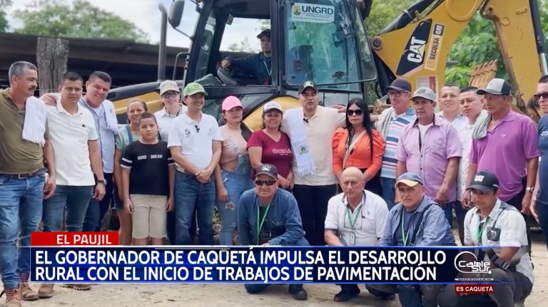 Se realizó una visita crucial a la zona rural del municipio del Paujil para dar inicio a la tan esperada mejora de las vías terciarias.