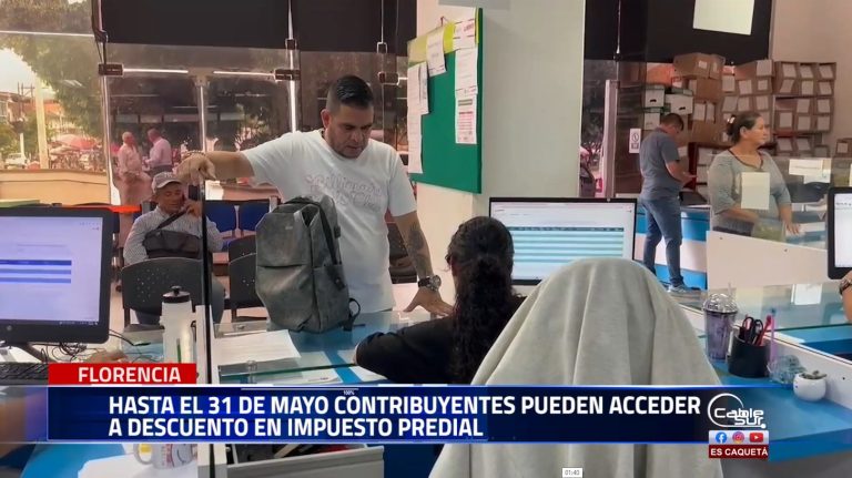 Beneficios a contribuyentes que paguen antes del 31 de mayo el impuesto predial y de industria y comercio.