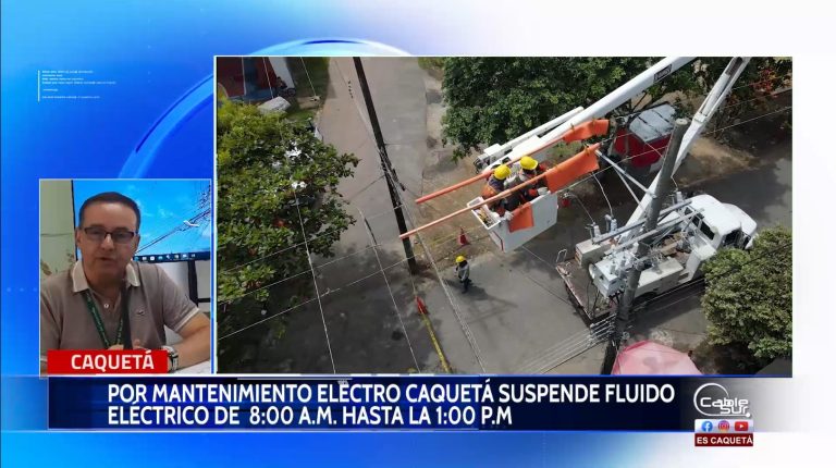 ElectroCaquetá anuncia mantenimiento urgente en la red eléctrica.