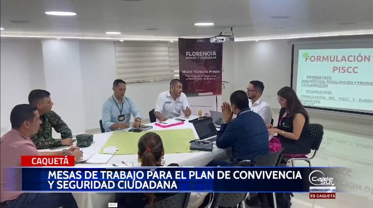 Construcción del plan integral en seguridad y convivencia ciudadana de la capital caqueteña.