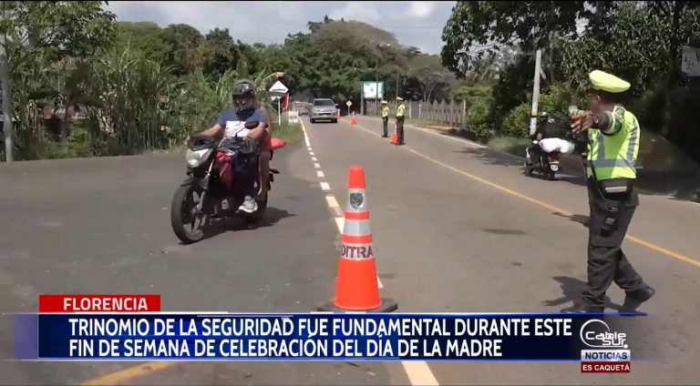 1.000 Policías en el Caquetá, garantizaron la protección de los derechos de sus habitantes durante la celebración del día de la madre y puente festivo .