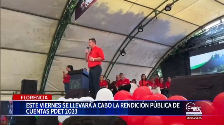 Rendición pública de cuentas de los programas de desarrollo con enfoque territorial (pdet) correspondientes al año 2023.