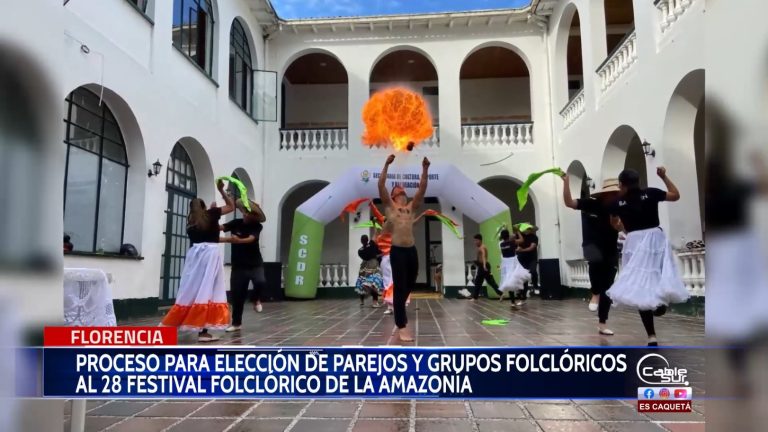 Durante el vigésimo octavo festival folclórico de la Amazonía a realizarse en la ciudad de Florencia se buscará la innovación y mayor participación de las comunidades.