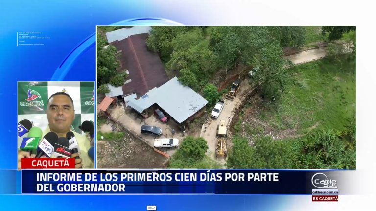 Igualmente, el gobernador del departamento de Caquetá hablo de lo que va a ser el informe de los cien días de su administración el evento será este martes 21 de mayo en el auditorio de la cámara de comercio.