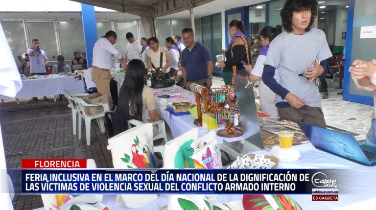 En la plazoleta de la Gobernación se realizó la feria inclusiva de emprendimientos en el marco del día Nacional de la dignificación de las víctimas de violencia sexual del conflicto armado interno.