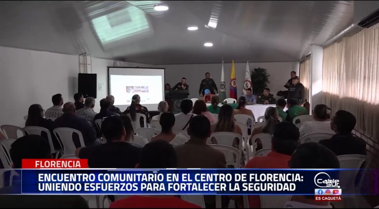 Se llevó a cabo un importante encuentro comunitario en la zona central de Florencia.