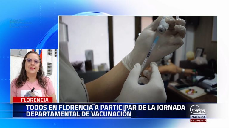 Jornada departamental de vacunación que se realizará el próximo sábado 25 de mayo.