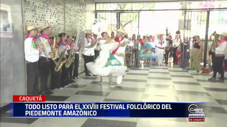 Los 16 municipios participaran en el vigésimo octavo festival folclórico y turístico del piedemonte amazónico el cual se realizará del 26 al 29 de junio.