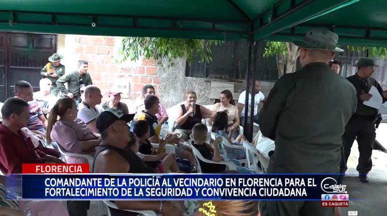 Continúan las acciones de seguridad en el marco del nuevo modelo del servicio de Policía orientado en las personas y los territorios.