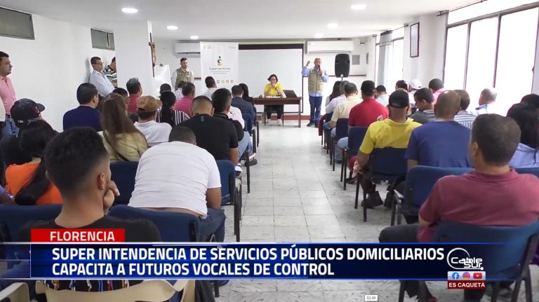 Incentivar la conformación de los vocales de control es el propósito de la super intendencia de servicios públicos quien visito la ciudad de Florencia.