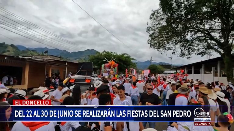 Con artistas locales, nacionales e internacionales del 22 al 30 de junio el Doncello realizará las festividades de San Pedro.