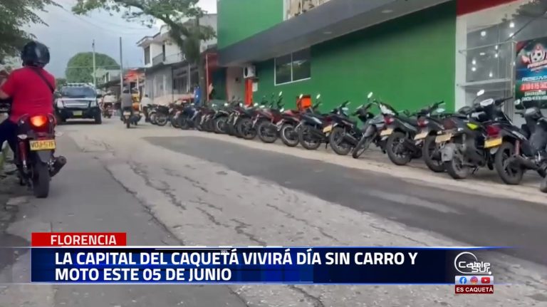 La alcaldía de Florencia, en su compromiso con la preservación del medio ambiente, anuncia la realización del primer día sin carro y sin moto del año 2024.