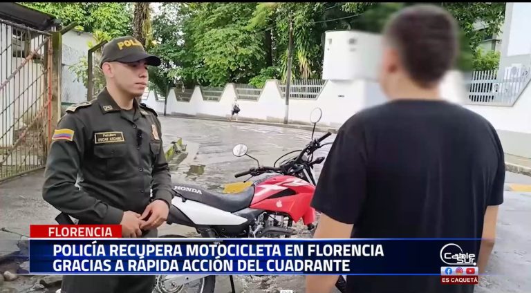 La Policía Nacional logro de manera exitosa la recuperación de una motocicleta que había sido hurtada.