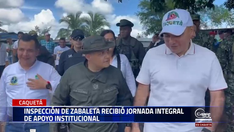 La administración departamental conjuntamente con la institucionalidad que hace presencia en el departamento de Caquetá realizó en la inspección de Zabaleta jurisdicción del Municipio de San José del Fragua una jornada integral de servicios.