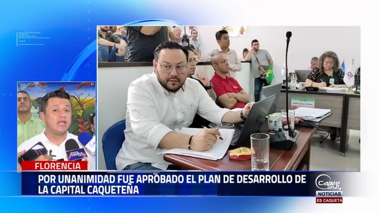 Por unanimidad el concejo de Florencia aprobó el plan de desarrollo 2024 – 2027.