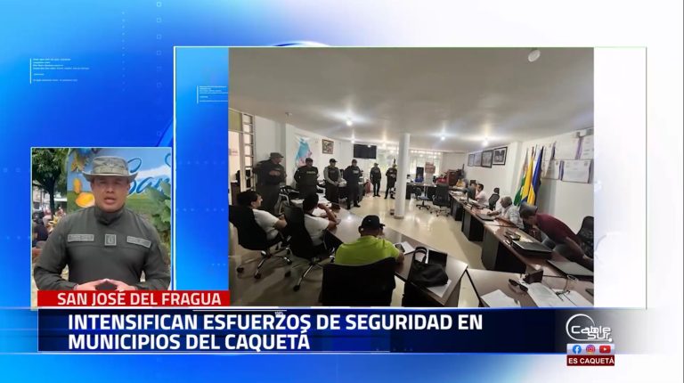 La policía del departamento de Caquetá incrementó significativamente sus operativos de seguridad en el municipio de San José del Fragua.